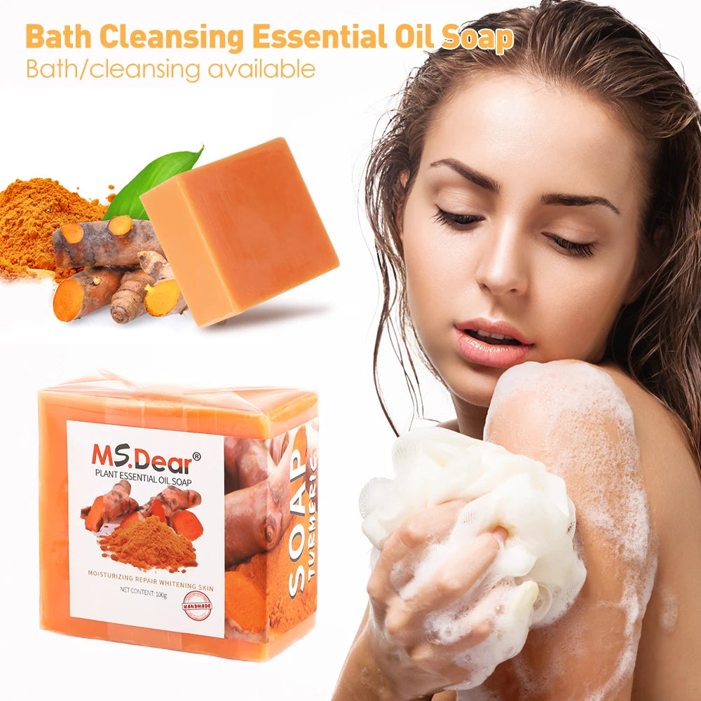 Turmeric Brightening Soap  Deep Cleanser for Face & Body