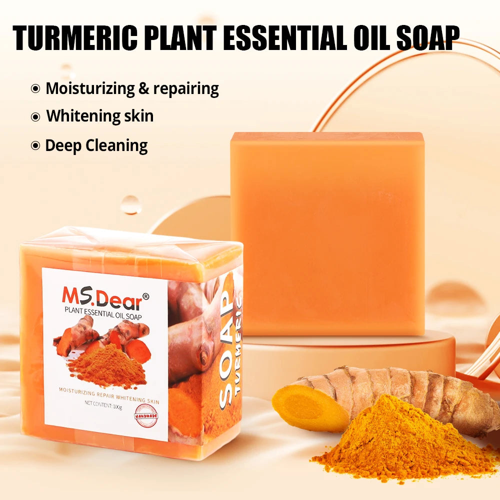 Turmeric Brightening Soap  Deep Cleanser for Face & Body