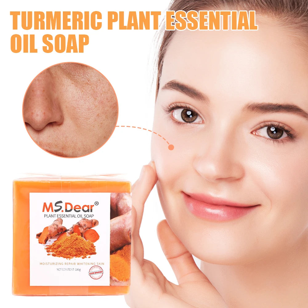 Turmeric Brightening Soap  Deep Cleanser for Face & Body