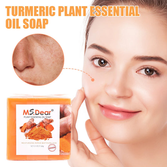 Turmeric Brightening Soap  Deep Cleanser for Face & Body